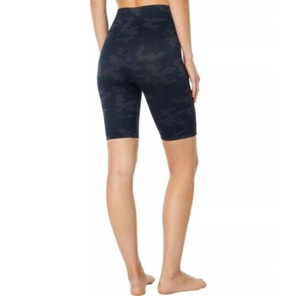 SPANX activewear black size XS women's camouflage print athletic gym workout - Picture 2 of 11